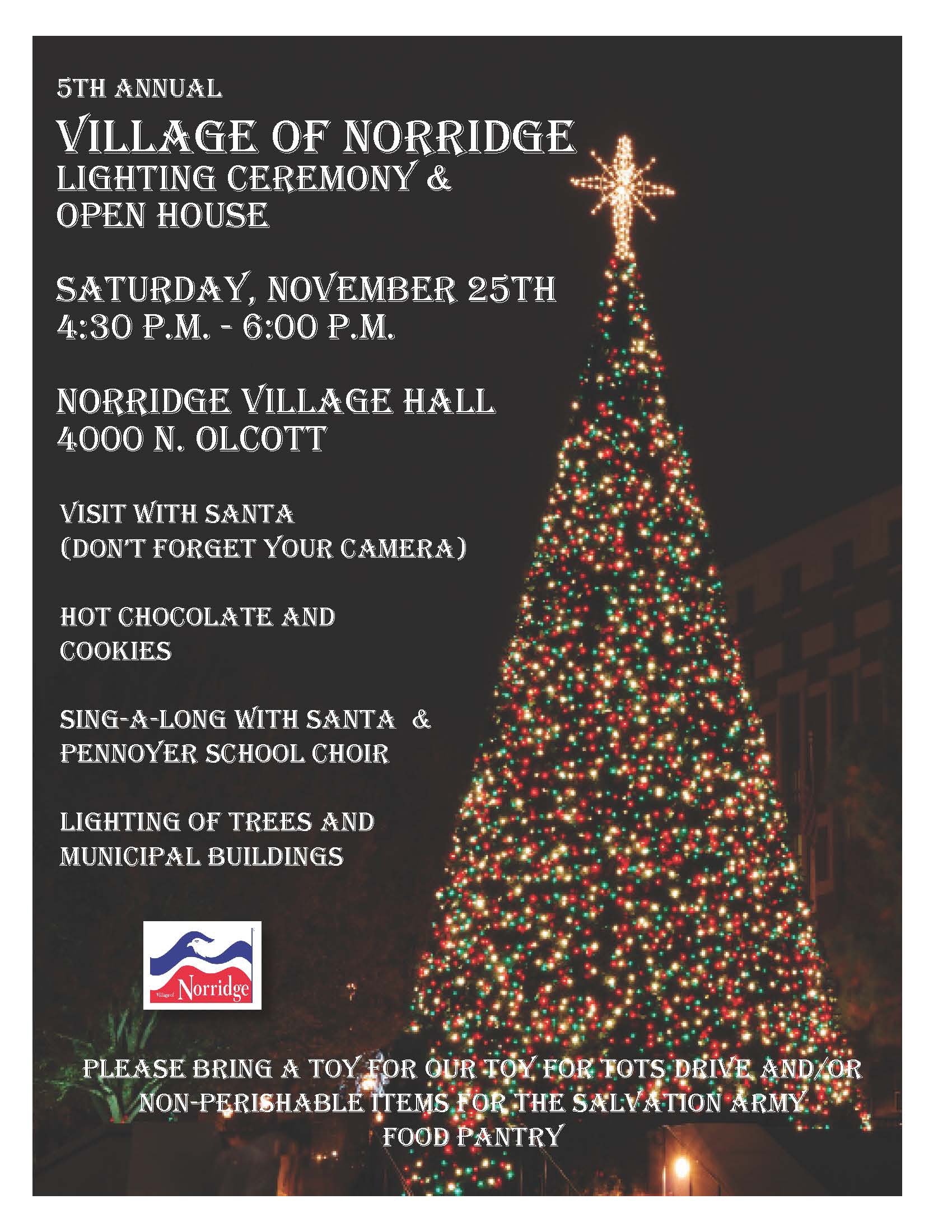 2017 Tree Lighting Flyer