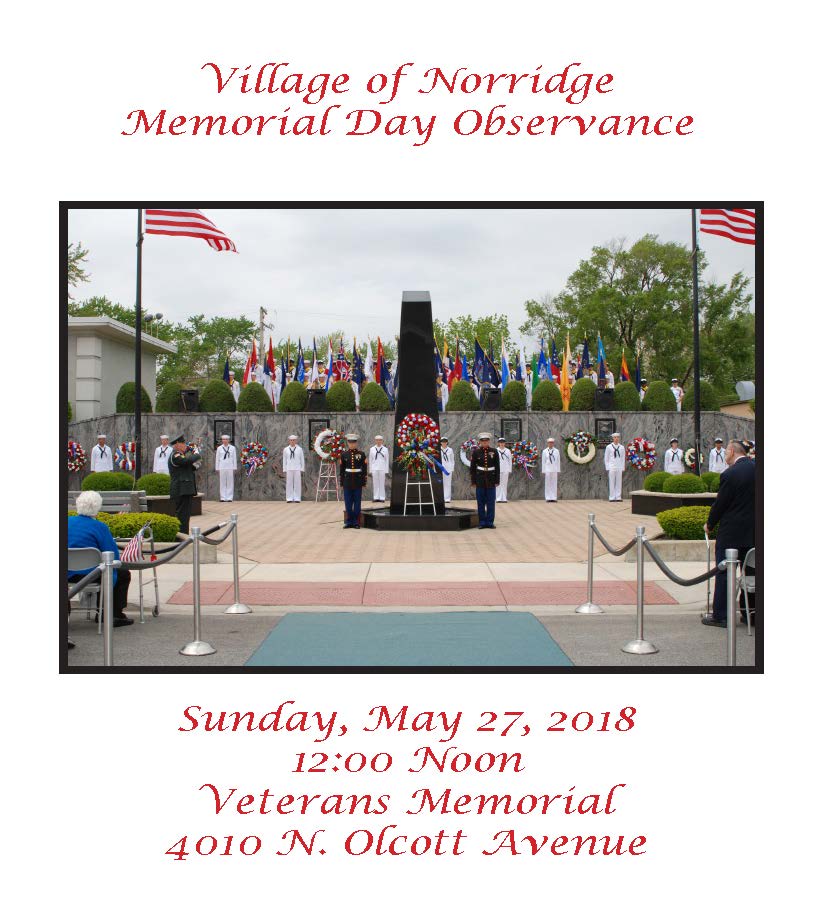 2018 Memorial Day Flyer