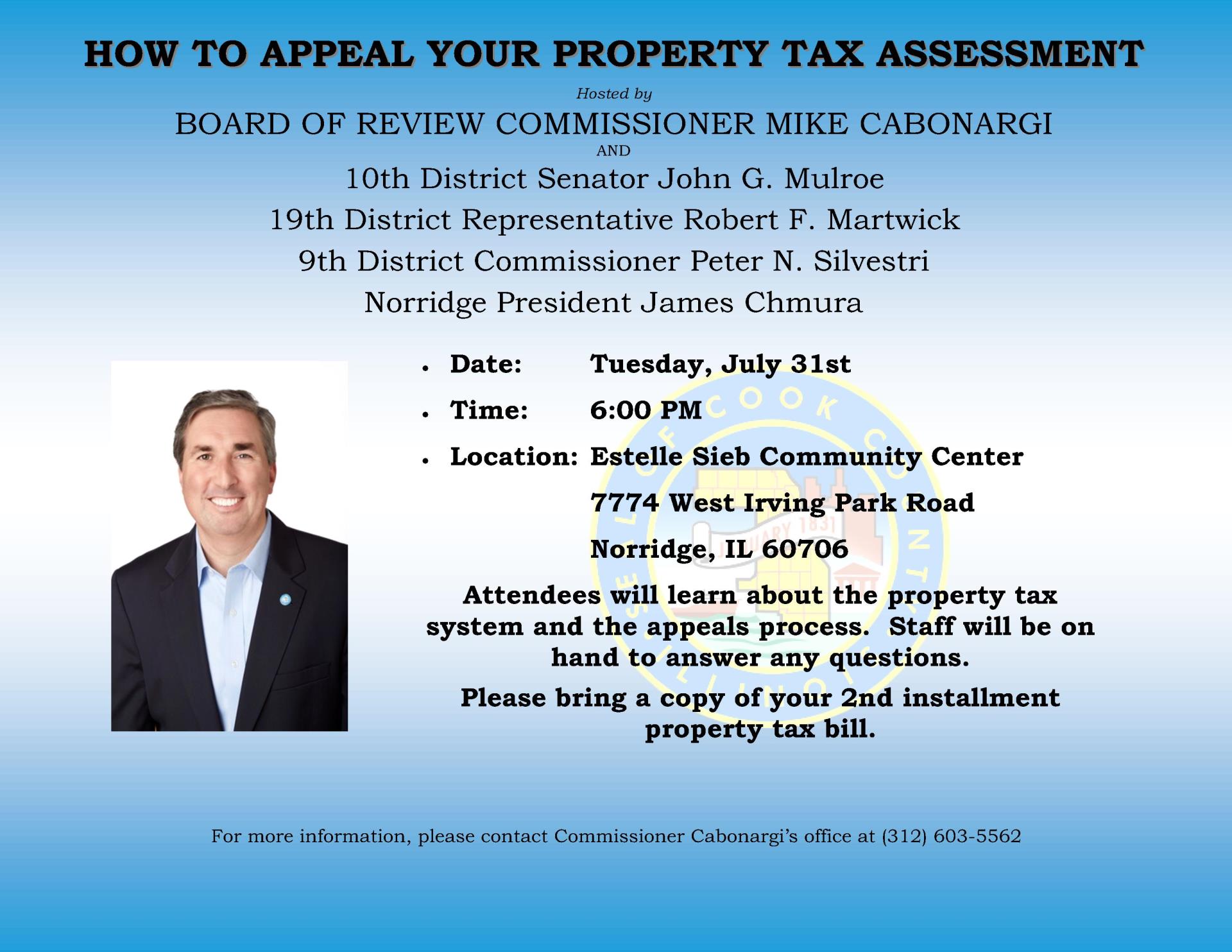 Norwood Park Tax Appeal