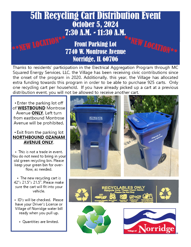 Blue Recycling Bin Distribution 10052024